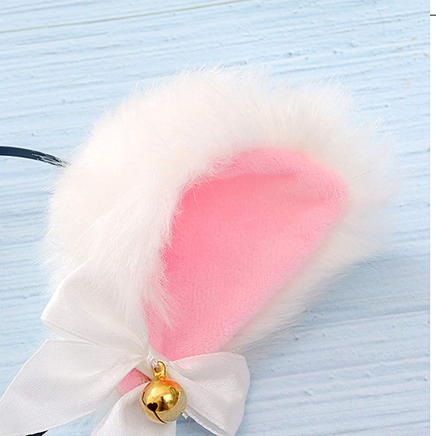 Cosplay Girl Plush Furry Cat Ears Headwear Accessory for Cam Girl Party