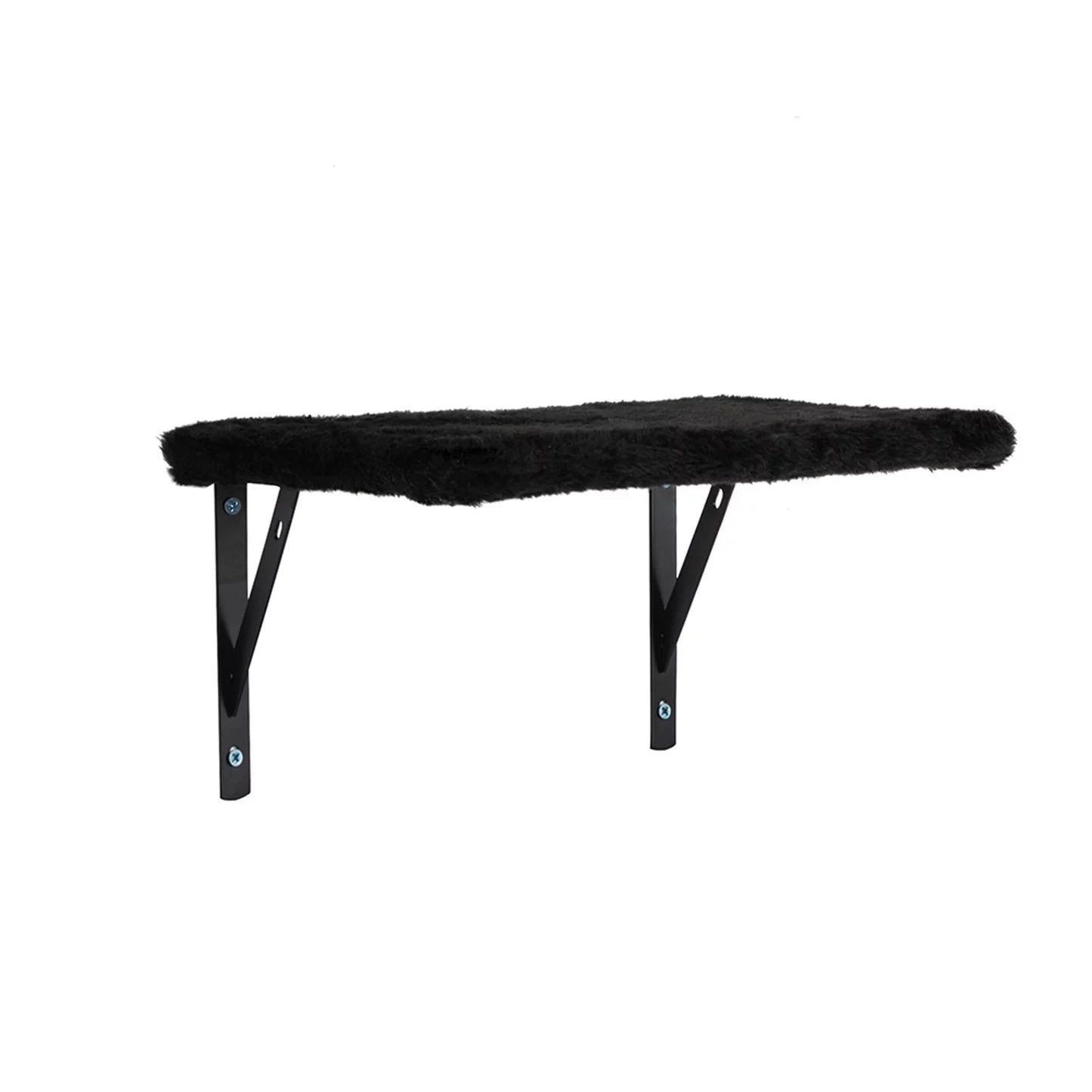 Cat Wall Shelves and Perches Set, Cat Tower for Adult Cats Mounted Cat Tree House for Indoor Cats Modern Furniture for Cat Sleeping Playing Lounging Climbing Cat Tree for Large, Black