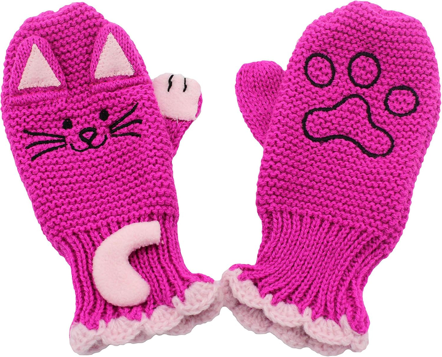 Little Girls' Lucky Cat Gloves