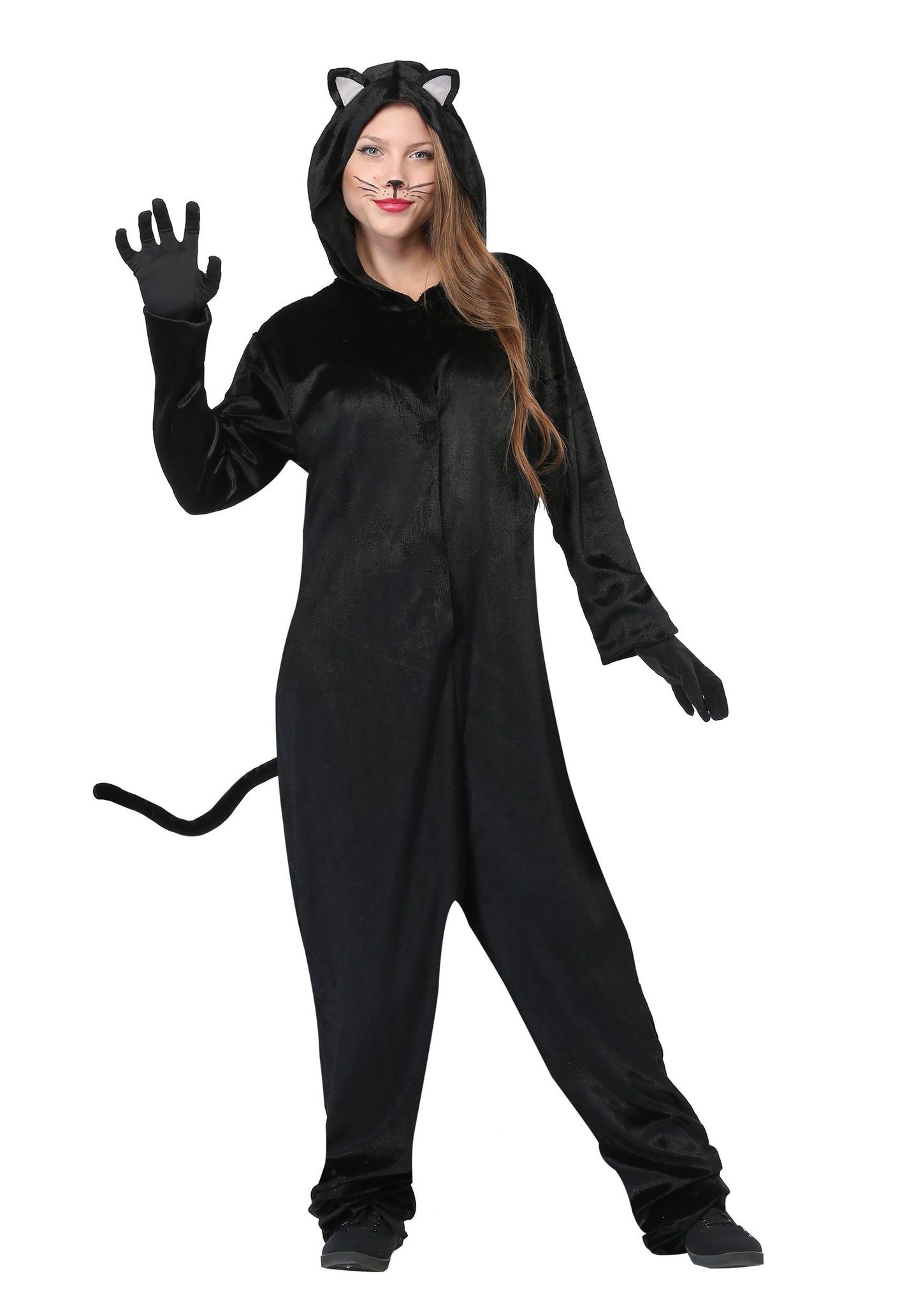 Plus Size Women'S Black Cat Costume