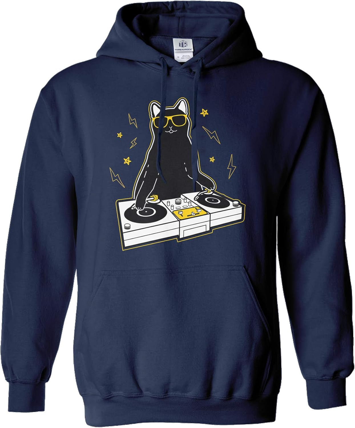 Cat DJ Unisex Hoodie Sweatshirt
