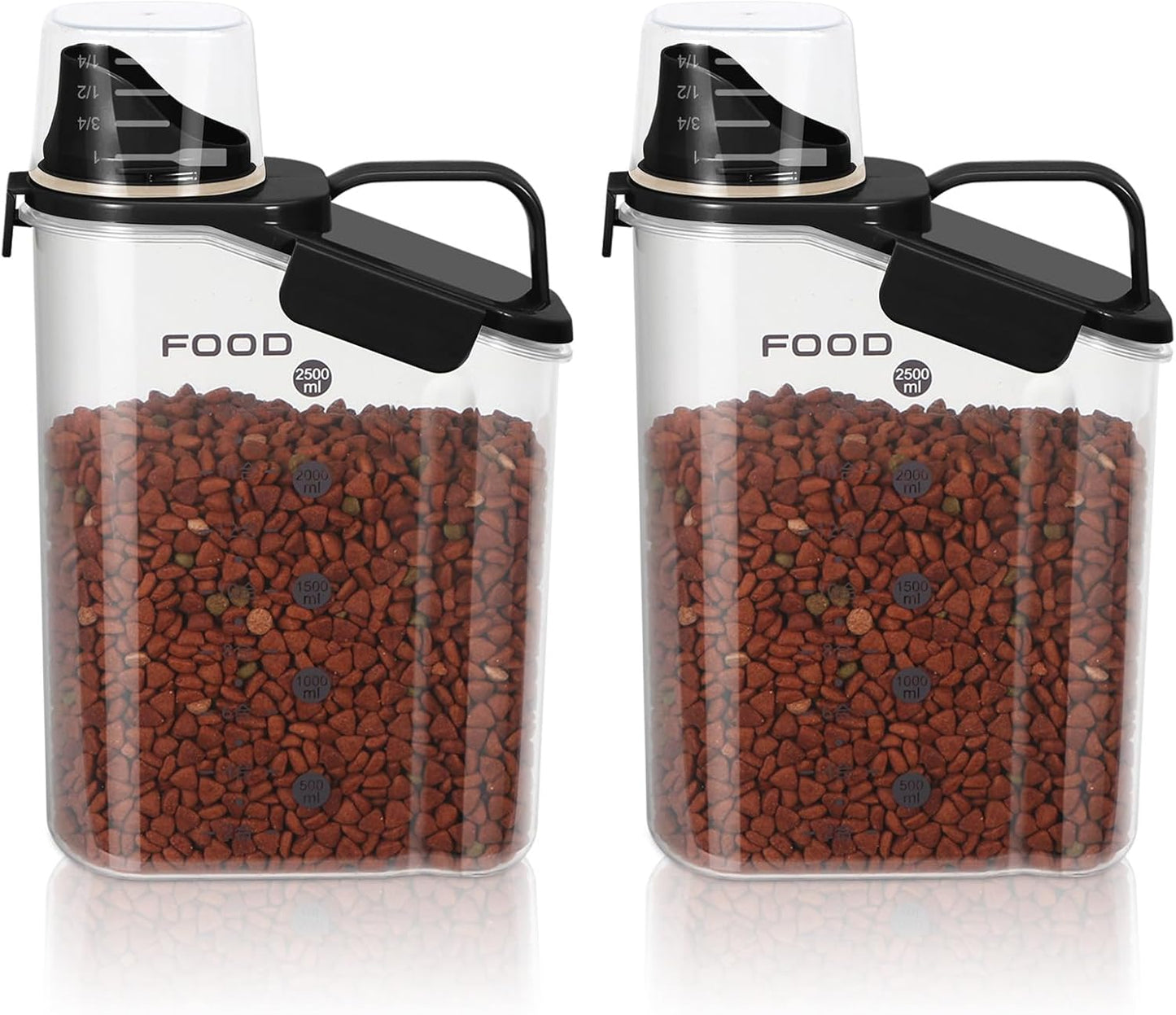 Airtight Pet Food Storage Container 2-Pack