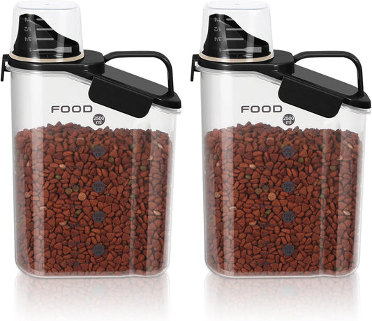 Airtight Pet Food Storage Container 2-Pack
