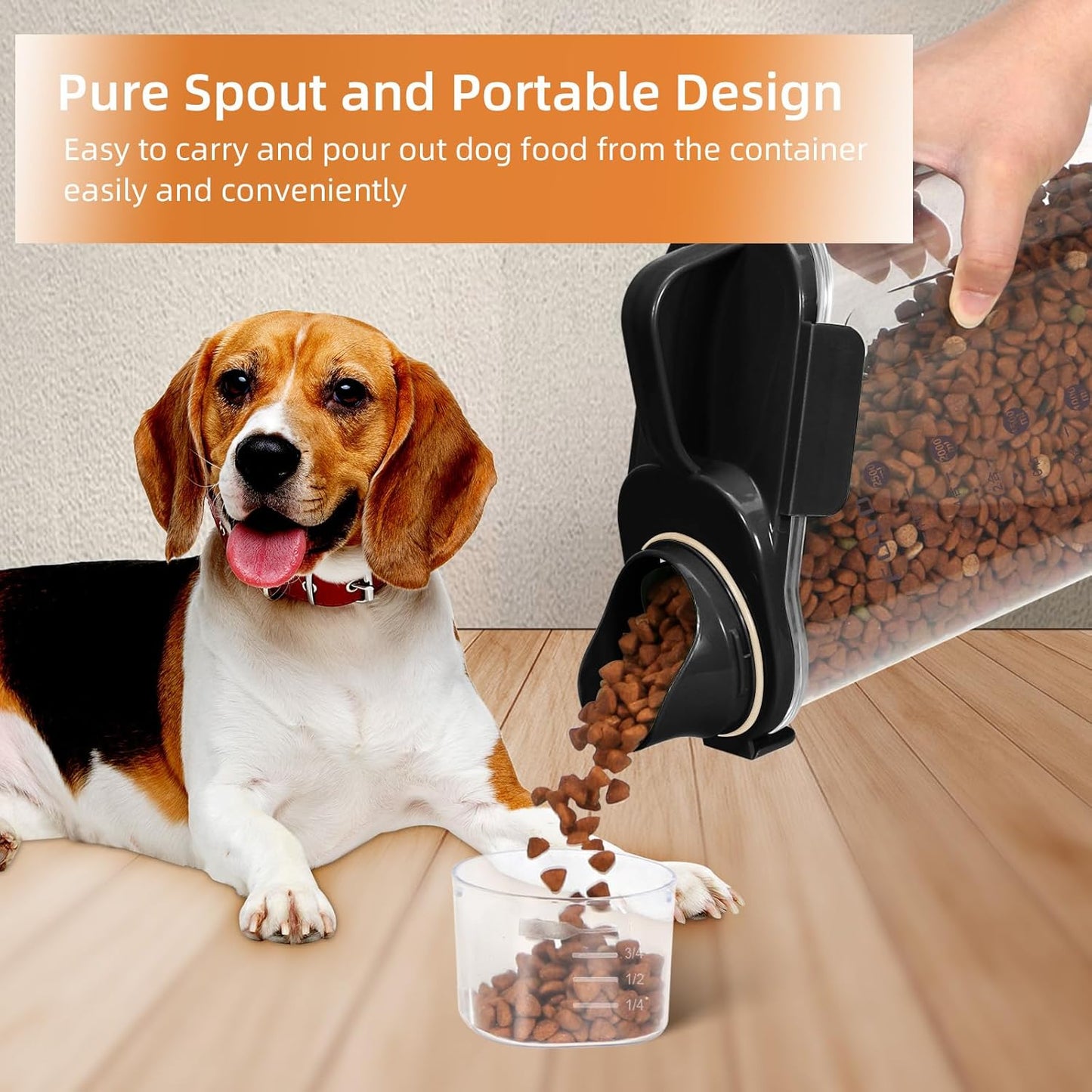 Airtight Pet Food Storage Container 2-Pack