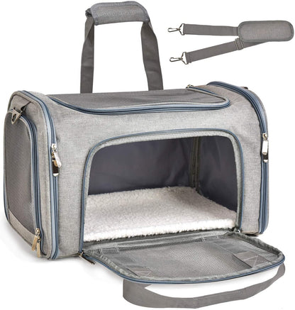Soft-Sided Cat & Puppy Carrier TSA Approved